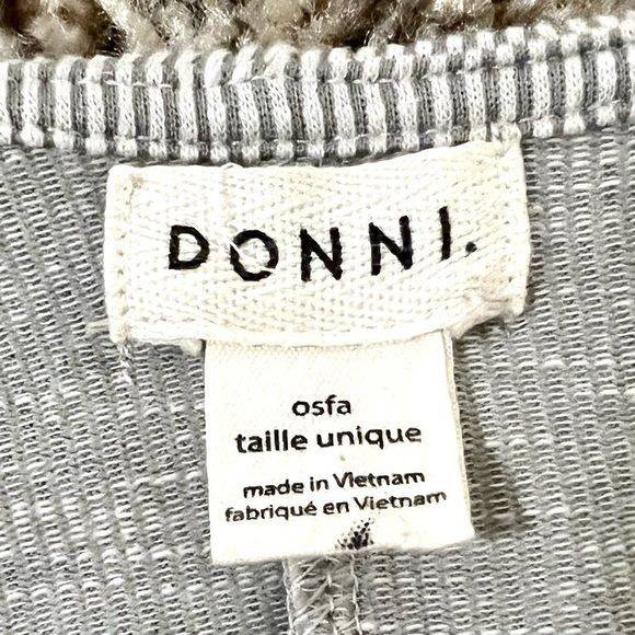 Anthropologie DONNI Longline pinstripes Grandmacore open front cardigan OS women - Picture 9 of 11